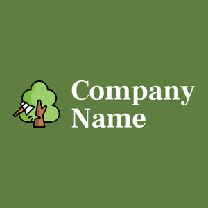 Axe logo on a Dingley background - Bouw & Gereedschap