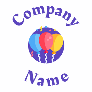 Slate Blue Balloons on a White background - Juegos & Entretenimiento