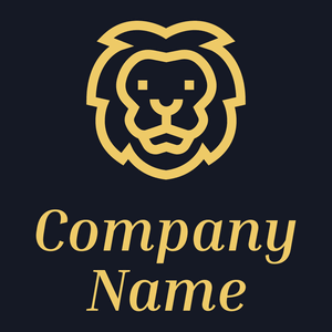Lion logo on a Midnight Express background - Animais e Pets