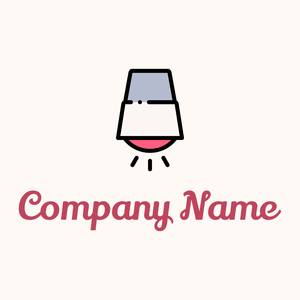 Infrared lamp logo on a Seashell background - Médicale & Pharmaceutique
