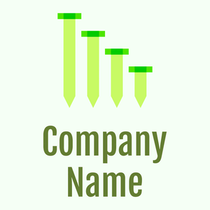 Nails logo on a Honeydew background - Construction & Outils