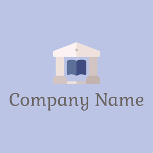 Library on a Periwinkle background - Educación