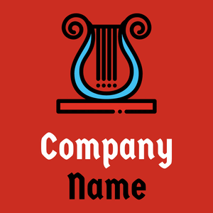 Harp logo on a Cardinal background - Entertainment & Kunst