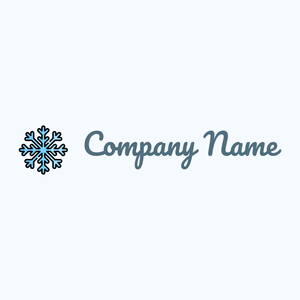 Snowflake on a Alice Blue background - Paysager