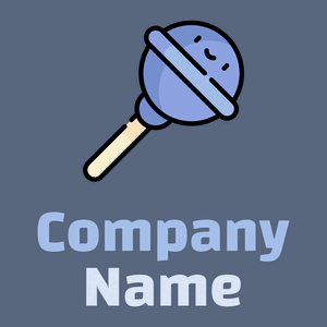 Jordy Blue Lollipop on a Kashmir Blue background - Kinderen & Kinderopvang