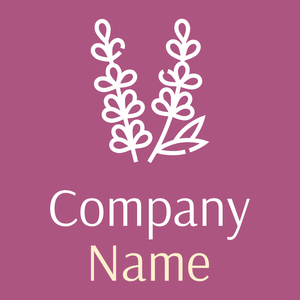 Lavender logo on a Royal Heath background - Fiori