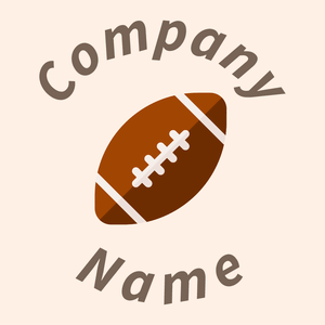 Rugby ball on a Seashell background - Esportes
