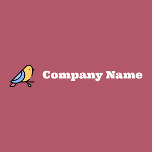 Bird logo on a Blush background - Dieren/huisdieren