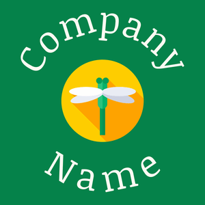 Dragonfly logo on a Watercourse background - Animales & Animales de compañía
