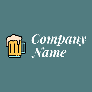 Beer logo on a Breaker Bay background - Comida & Bebida