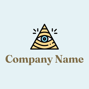 Illuminati logo on a Pattens Blue background - Religion