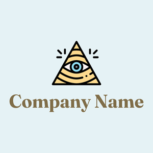 Illuminati logo on a Pattens Blue background - Religión