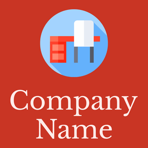 Desk logo on a red background - Negócios & Consultoria