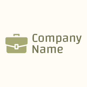Briefcase logo on a Floral White background - Empresa & Consultantes