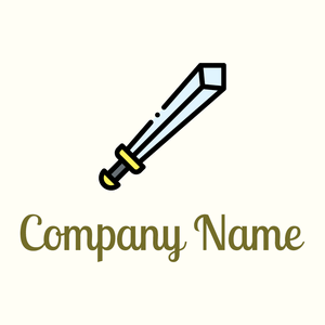 Sword logo on a Ivory background