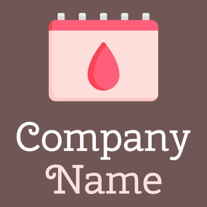 Menstruation logo on a Falcon background - Hospital & Farmácia
