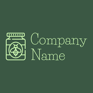 Honey logo on a Plantation background - Nourriture & Boisson