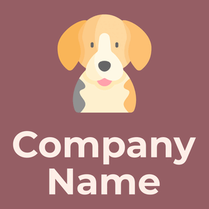 Beagle on a Rose Taupe background - Animales & Animales de compañía