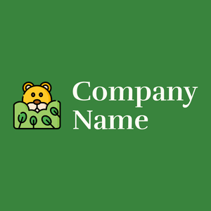 Grizzly bear on a Japanese Laurel background - Animales & Animales de compañía