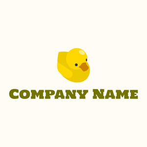 School Bus Yellow Rubber duck on a Floral White background - Animales & Animales de compañía