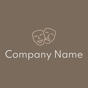 Theatre logo on a Sandstone background - Arte & Intrattenimento