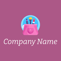 Pouch logo on a Tapestry background - Moda & Belleza