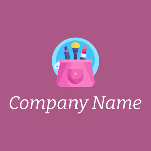 Pouch logo on a Tapestry background - Moda & Belleza