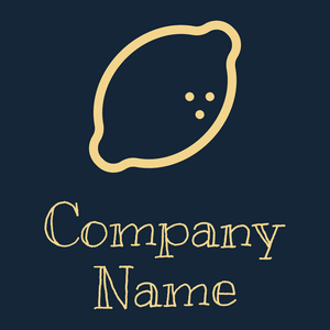 Lemon logo on a Blue Whale background - Alimentos & Bebidas