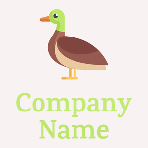 Copper Rust Duck on a Hint Of Red background - Animales & Animales de compañía