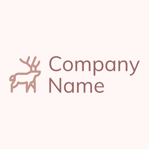 Caribou logo on a beige background - Tiere & Haustiere