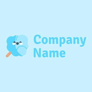 Columbia Blue Cotton candy on a Light Cyan background - Kinderen & Kinderopvang