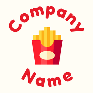 French fries on a Floral White background - Nourriture & Boisson