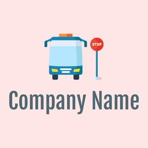 Bus stop logo on a pink background - Automobiles & Vehículos