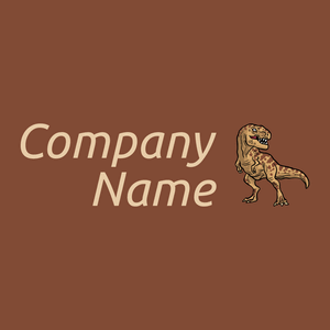 Tyrannosaurus rex logo on a Paarl background - Categorieën
