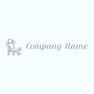 Convenient logo on a Azure background - Abstracto