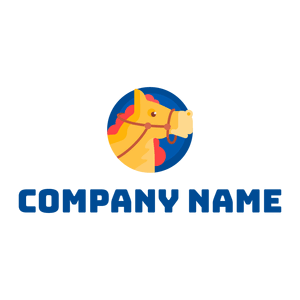 Horse logo on a White background - Animais e Pets