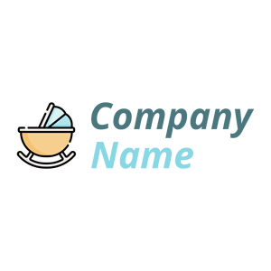 Crib logo on a White background - Niños & Guardería