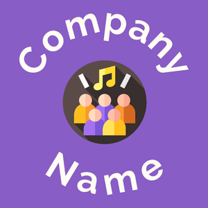 Choir logo on a Amethyst background - Religieus