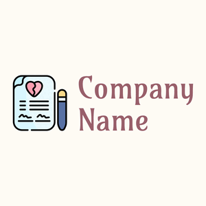 Divorce logo on a Floral White background - Computer