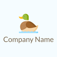 Twine Duck on a Alice Blue background - Animales & Animales de compañía