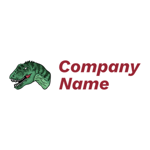 Cartoon Tyrannosaurus rex logo on a White background - Categorieën