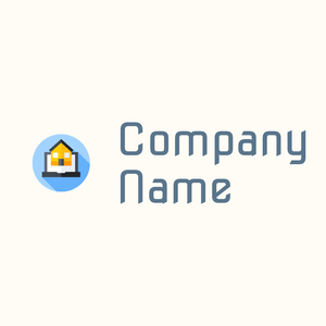 Columbia Blue Real estate on a Floral White background - Viaggi & Alberghi