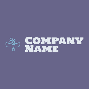 Canoe logo on a purple background - Sport
