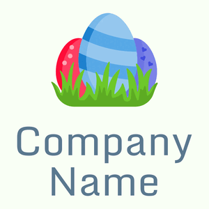 Easter egg on a Honeydew background - Religiosidade