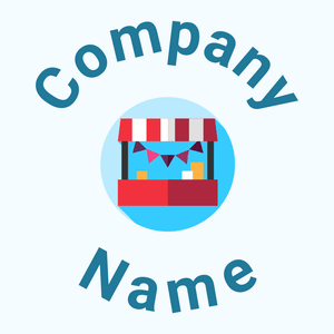 Fair stand logo on a Alice Blue background - Unterhaltung & Kunst