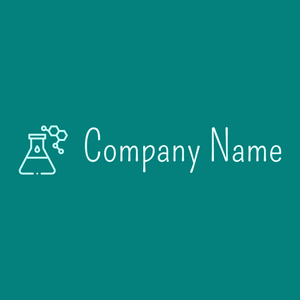 Flask logo on a Pine Green background - Industrial