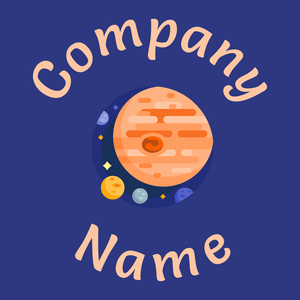 Jupiter logo on a Resolution Blue background - Landschapsarchitectuur