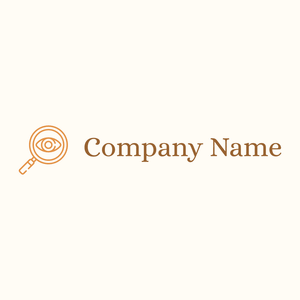 Searching logo on a Floral White background - Abstrait