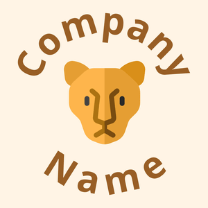 Tiger logo on a Seashell background - Animais e Pets