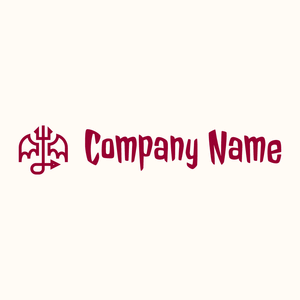 Evil logo on a Floral White background - Abstracto